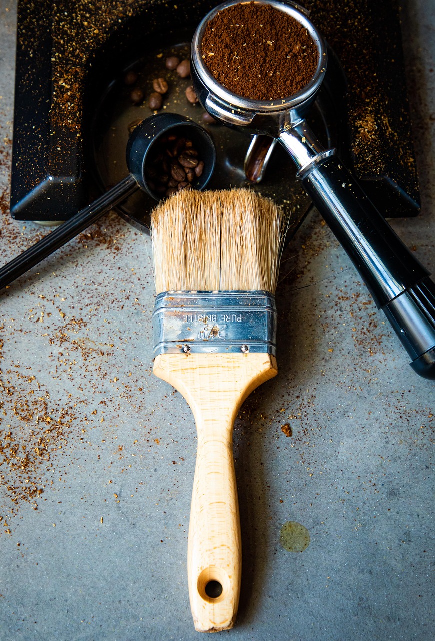 Home coffee, beans, brush, brown, roasted, cafe, espresso, black, hot, fresh, roast, morning, drink, beverage, caffeine, coffee, brush, brush, brush, brush, brush, cafe, cafe